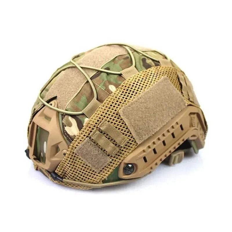 Tactical Helmet Cover Camo Fast Airsoft Paintball High Cut Helmet Cloth