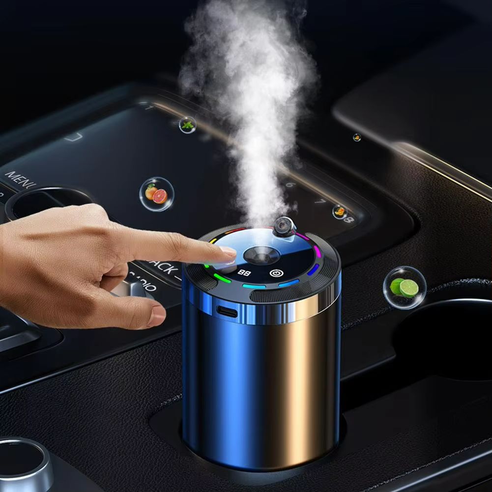 Smart Car Air Freshener – Rechargeable Aroma Diffuser with Adjustable Intensity Levels