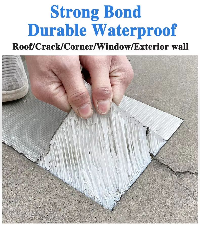 Premium Waterproof Aluminum Foil Butyl Tape – Heavy-Duty Leak Seal for Roof, Wall, Duct & Pool Repair