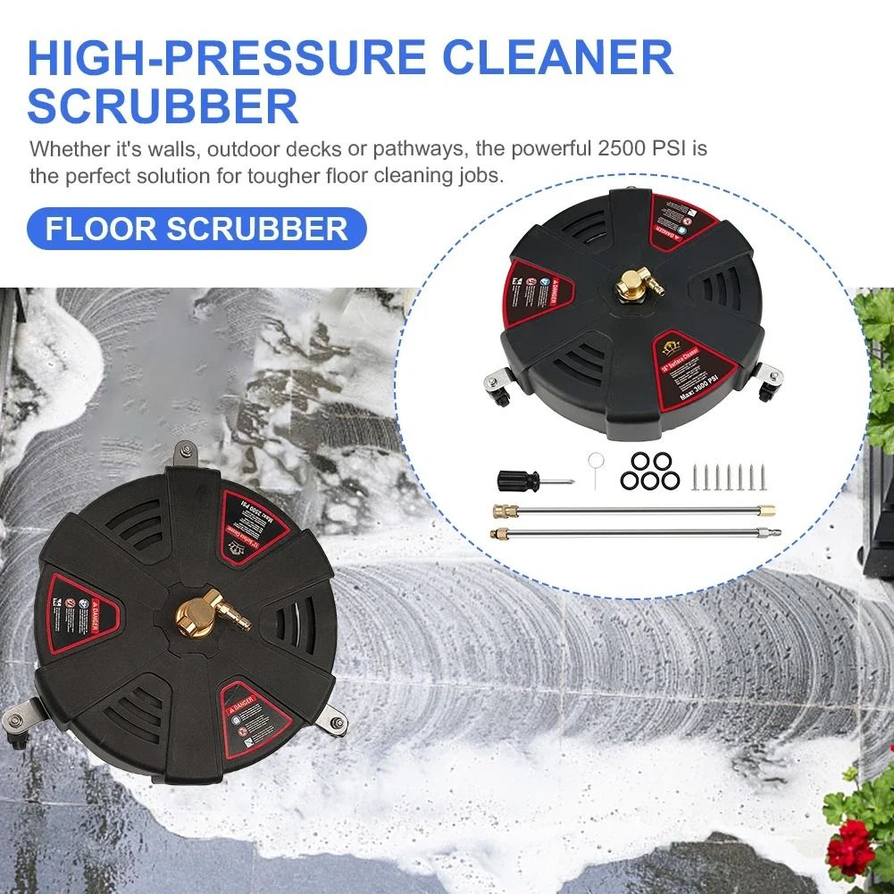 13 Inch Pressure Washer Surface Cleaner Flat Surface Cleaning Attachment