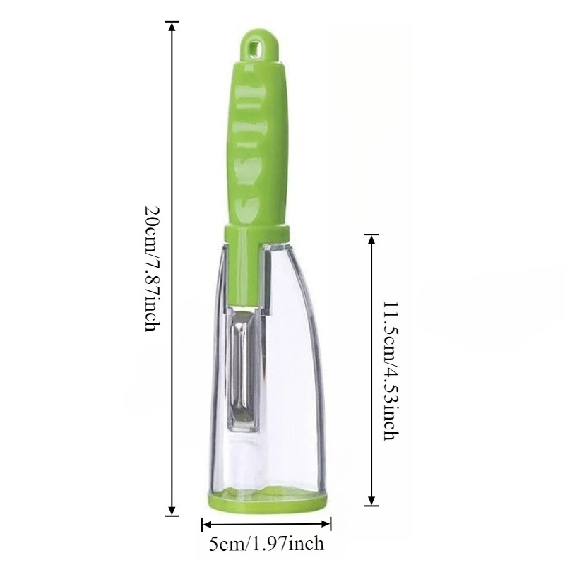 Fruit Peeler with Storage Box Anti-Splash Vegetable & Fruit Peeler for Kitchen Use
