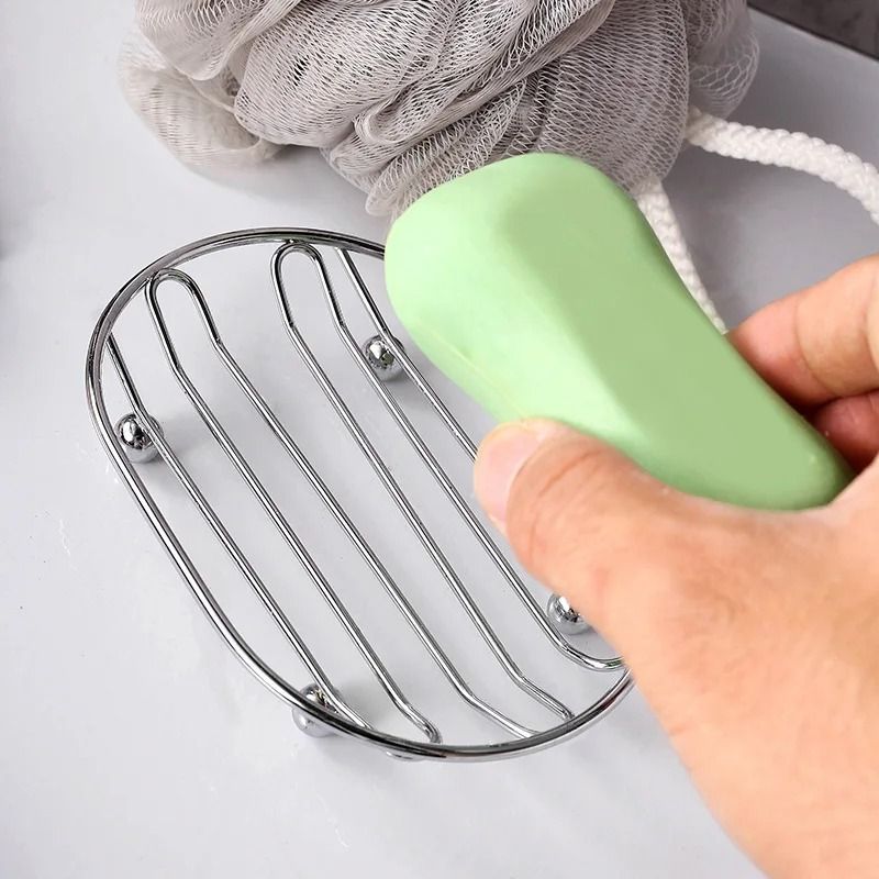 Metal Soap Dish Drainage Stand and High-Performance Chrome-Plated Shower Accessory
