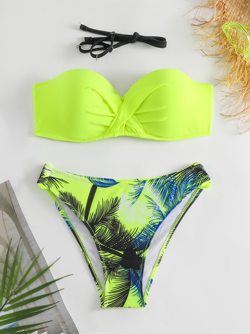 Sexy Low Waist Bottom Swimwear, Push Up Top Women Bikinis Set, Female Swimsuit Bathing Suit Beachwear for Vacation