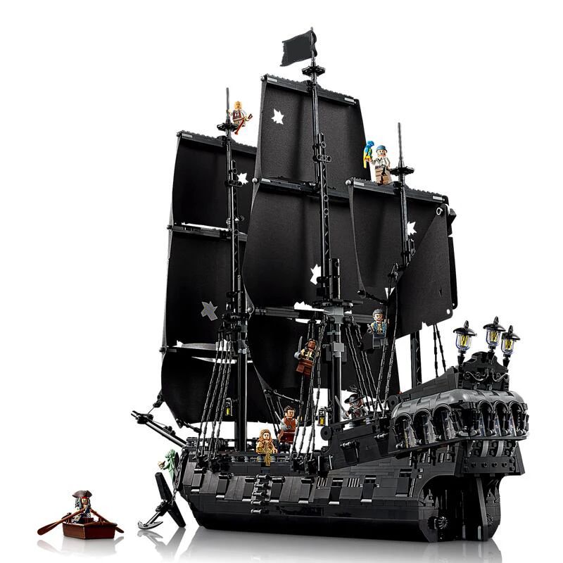 Sparrow Pirate Ship Building Blocks – Detailed Sailboat Ship Model DIY Construction Set