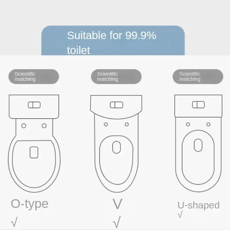 Winter Bathroom Cushion, Warm Toilet Seat Cover Mat, Soft Washable Toilet Pad with Handle, Thicker Tool Warmer