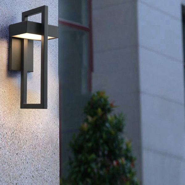 Retro Vintage Black Wall Lighting for Garden Porch, Sconce Street Luminaire