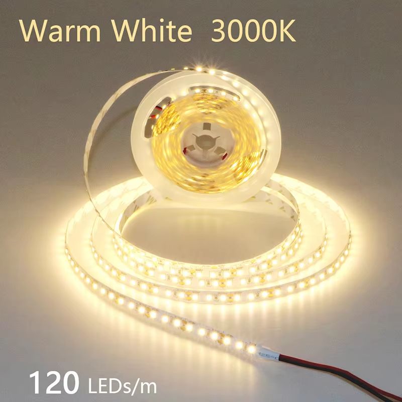 LumiFlex 2835 LED Strip Light – 5M Flexible Waterproof Light Strip DC12V/24V, 300–1200 LEDs, Cuttable Home Lighting Bar