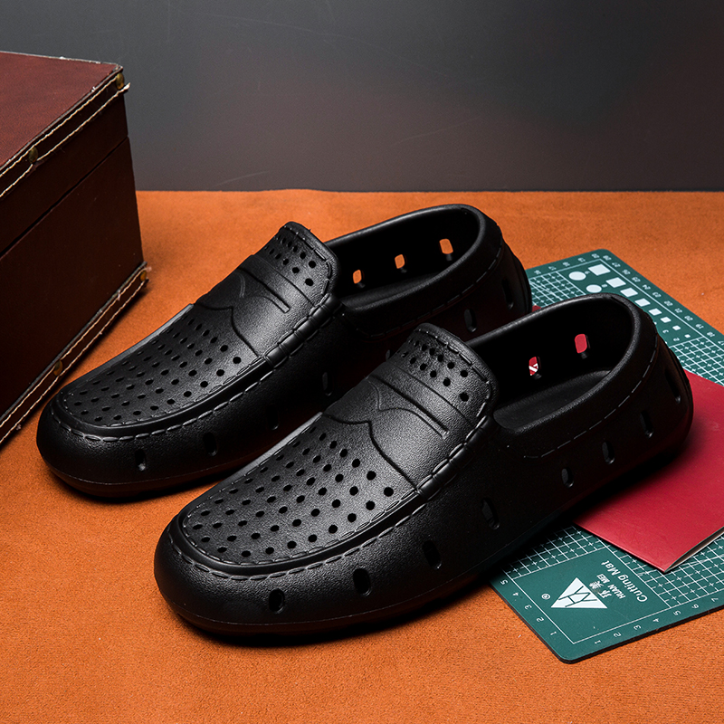 Summer Mens Sandals Comfortable Loafers Casual Beach Shoes Slip on EVA Slippers Non Slip Driving Shoes Man Shoes