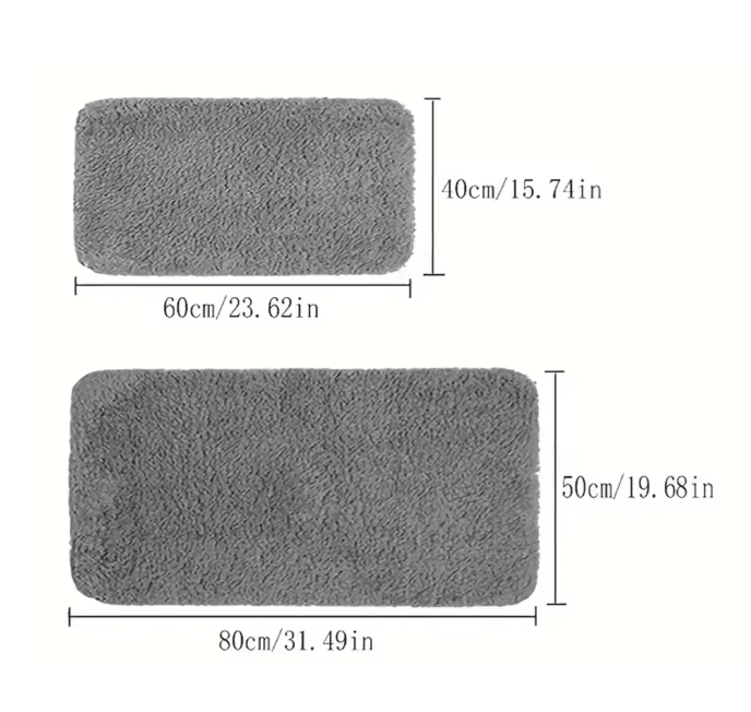 AquaPlush Thickened AntiSlip Absorbent Bathroom Mat