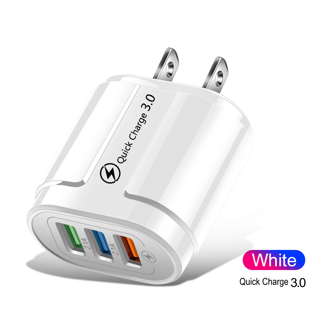 Quik Charge Adapter, USB Fast Phone Charger, Wall Chargers Plug