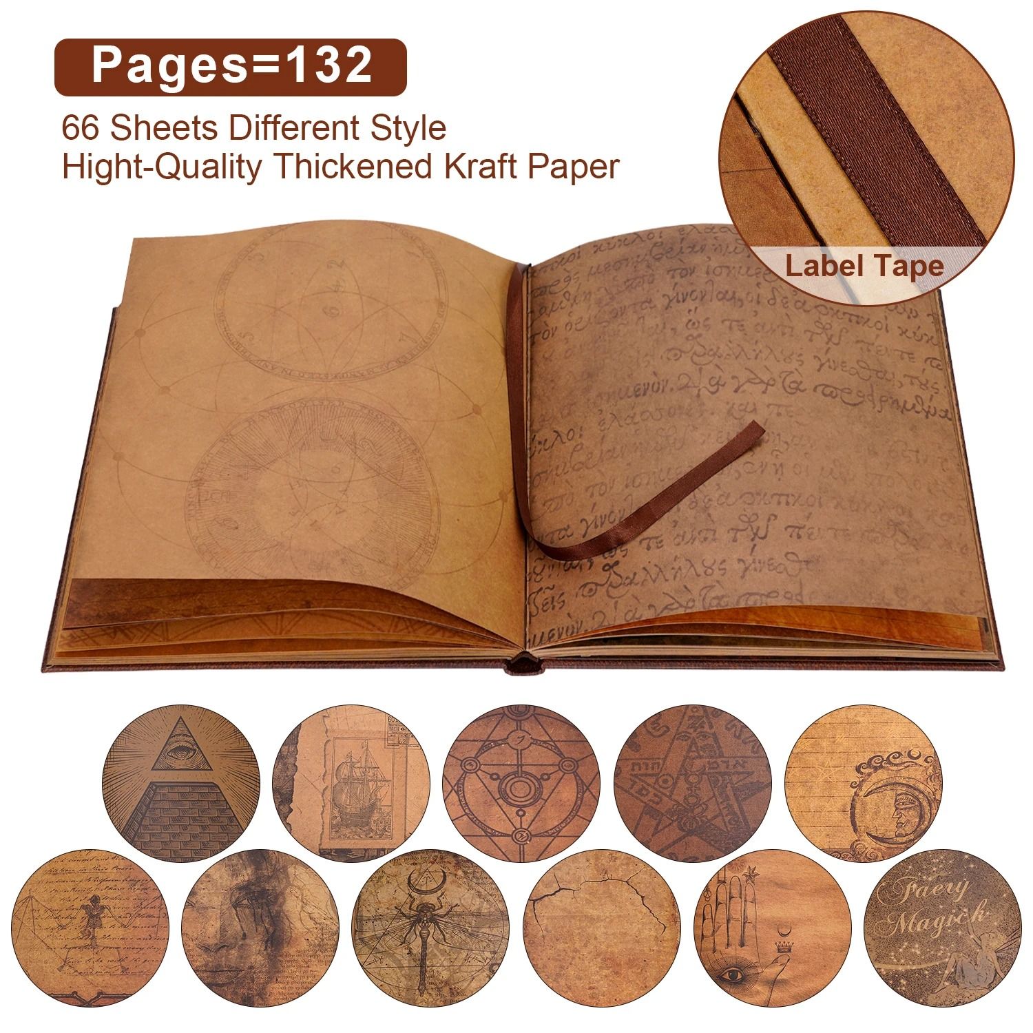 DIY Zodiac Scrapbook Photo Album 132 Page Witch Magic Castle Theme