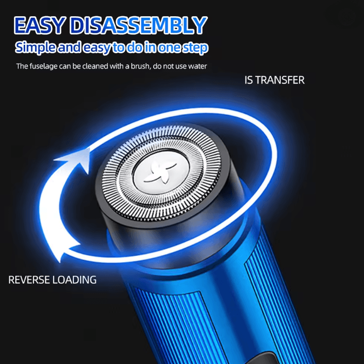 SmoothTrim Mini Electric Shaver Rechargeable Portable Razor for Men and Women