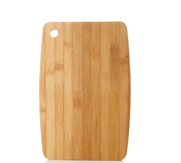 Natural Bamboo Cutting Board Large Double Sided Solid Wood Board