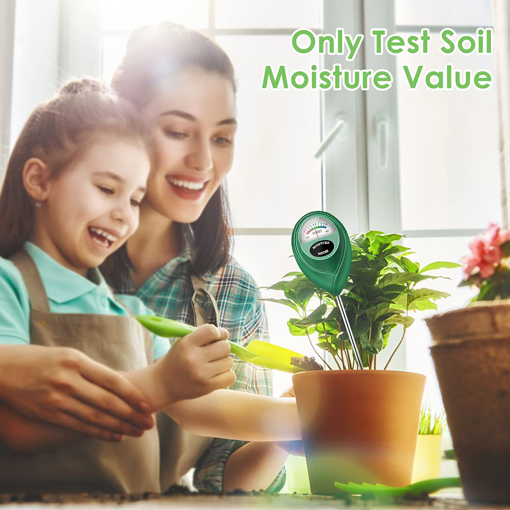 Soil Moisture Meter for House Plants and Lawn  No Batteries Required, Easy-to-Use Hygrometer Sensor for Gardening