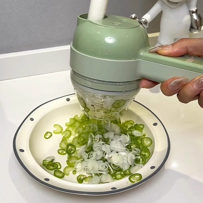 Electric Food Chopper Garlic Masher Wireless Handheld Meat Grinder Vegetable Cutter Food Slicer Kitchen Mincer
