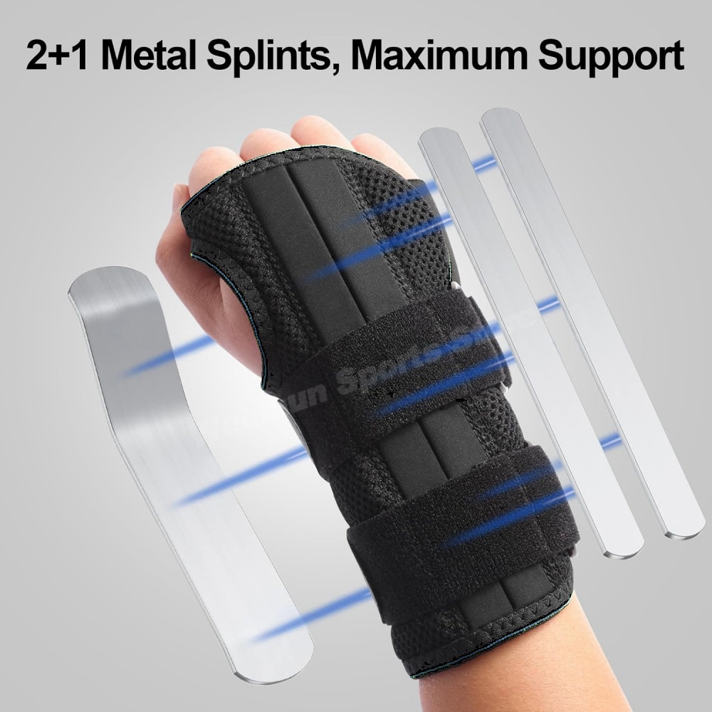Carpal Tunnel Wrist Guard & Compression Hand Brace for Arthritis Relief, Orthopedic Splint