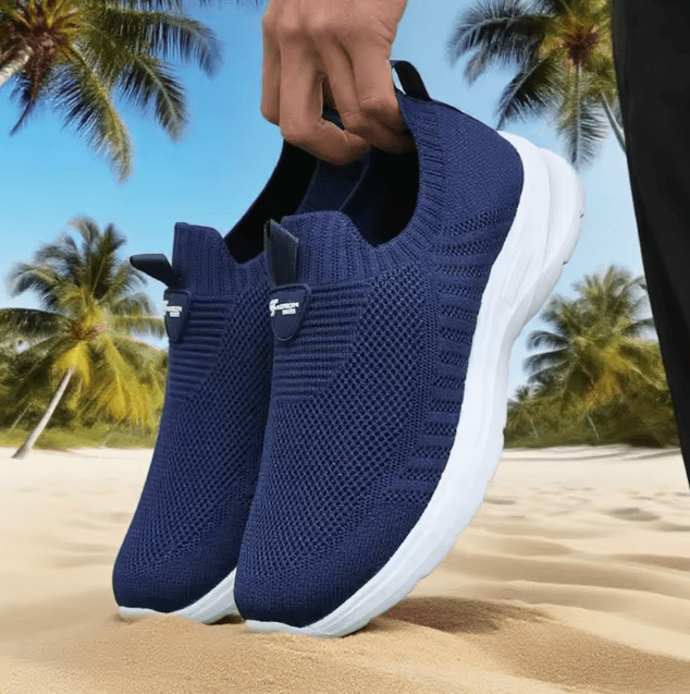 Men Mesh Athletic Sneakers Breathable Lightweight Running and Casual Shoes