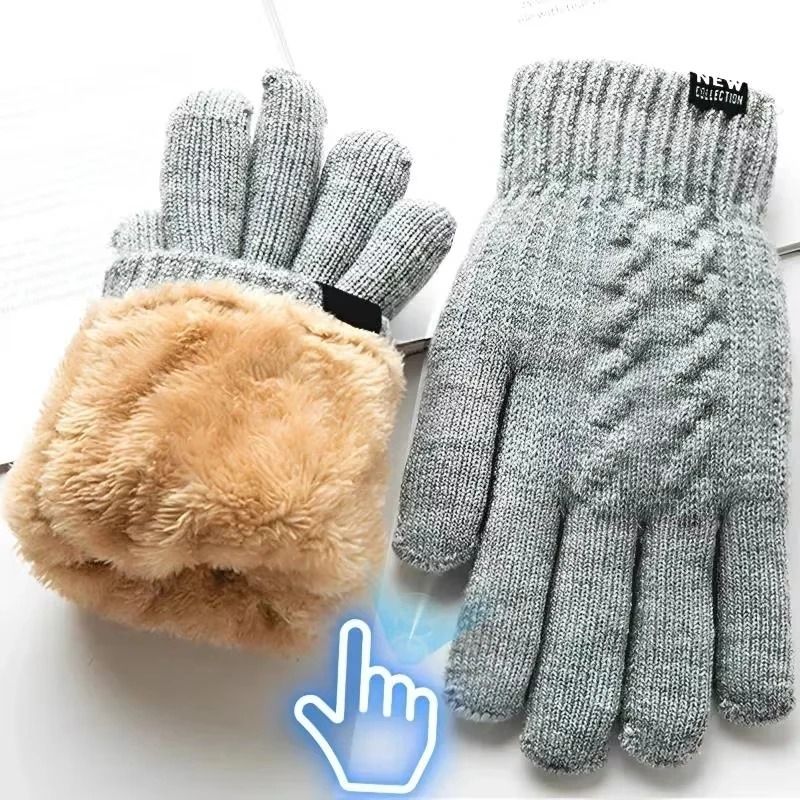 Universal Winter Thermal Touchscreen Knitted Gloves