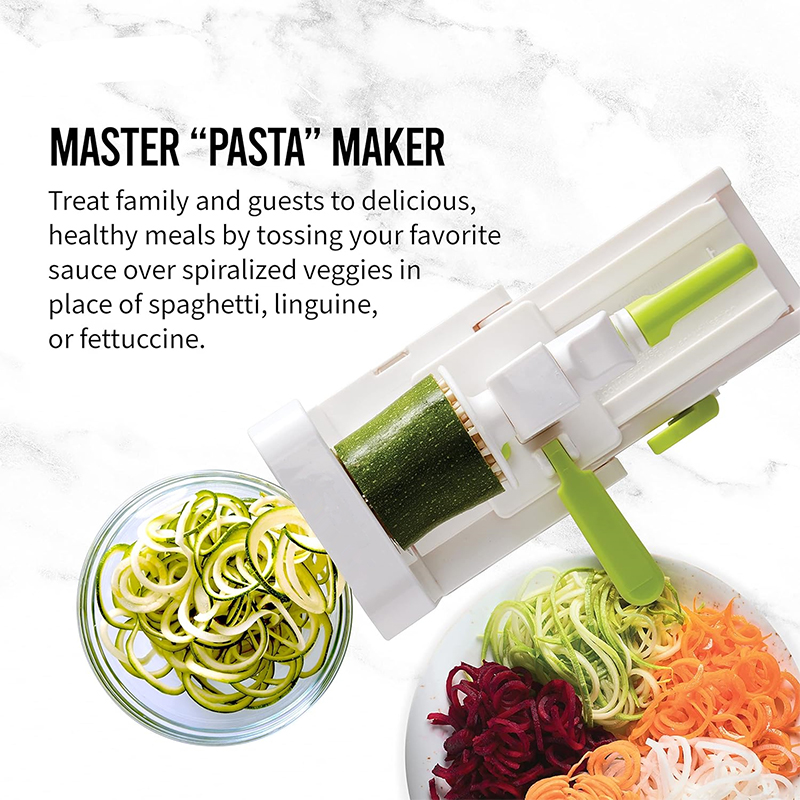 Vegetable Spiralizer Slicer Foldable Veggie Pasta & Cheese Grater