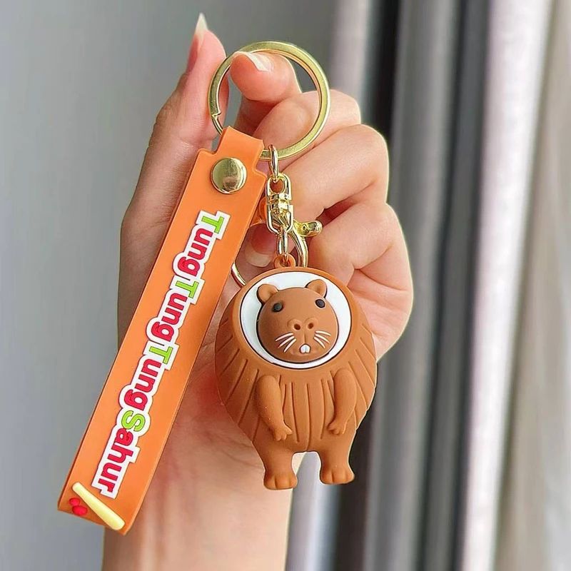 Creative Character Wrist Strap Keychain Pendant – Collectible Figurine Bag Charm
