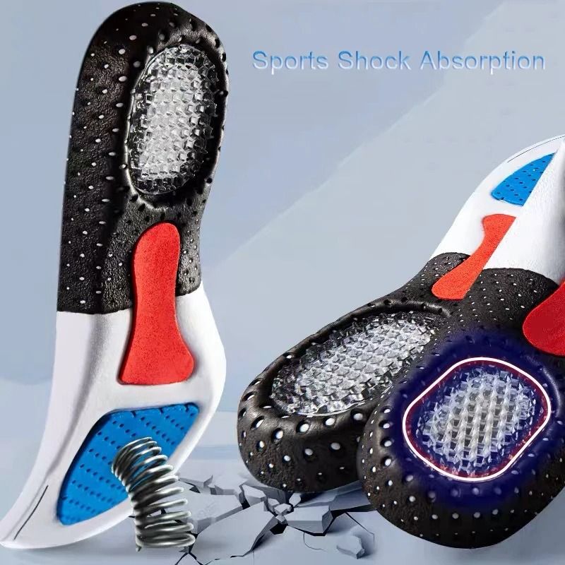 Orthopedic Memory Foam Gel Insoles with Arch Support for Running and Daily Comfort