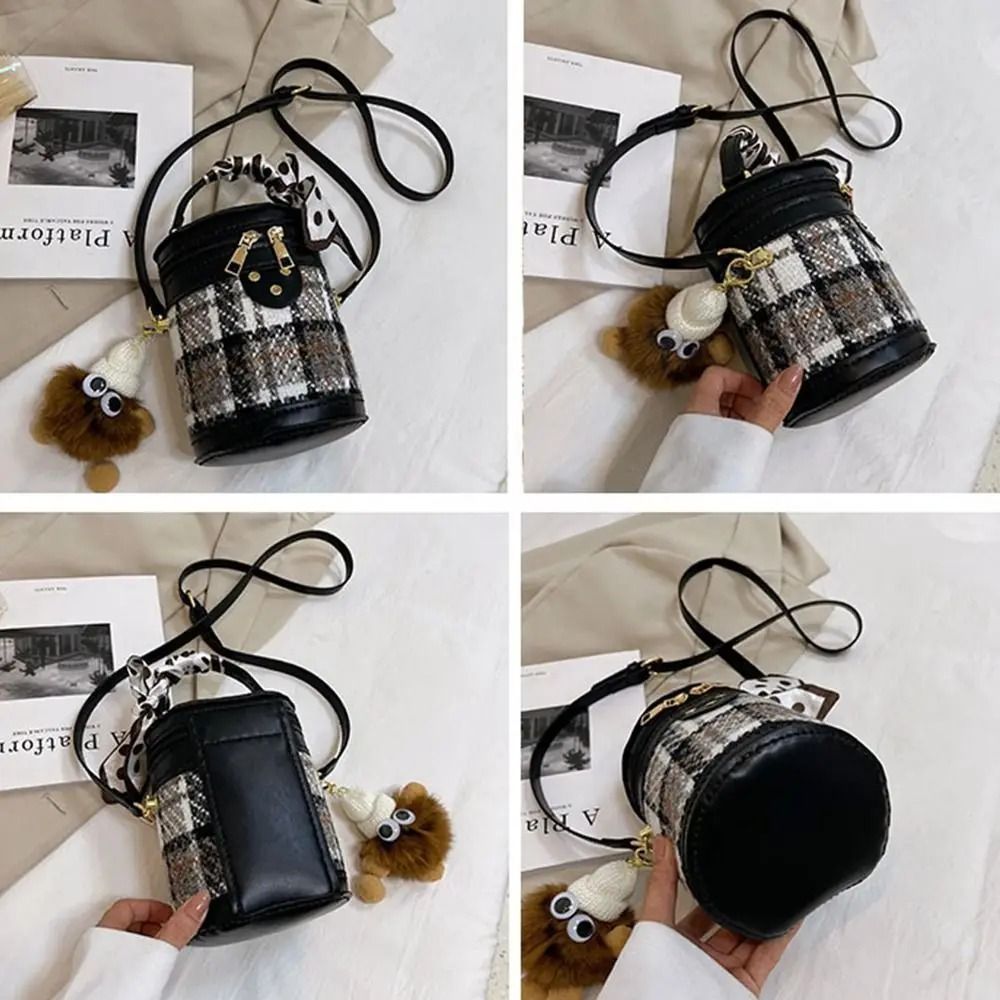 DIY Round PU Leather Crochet Bag Set