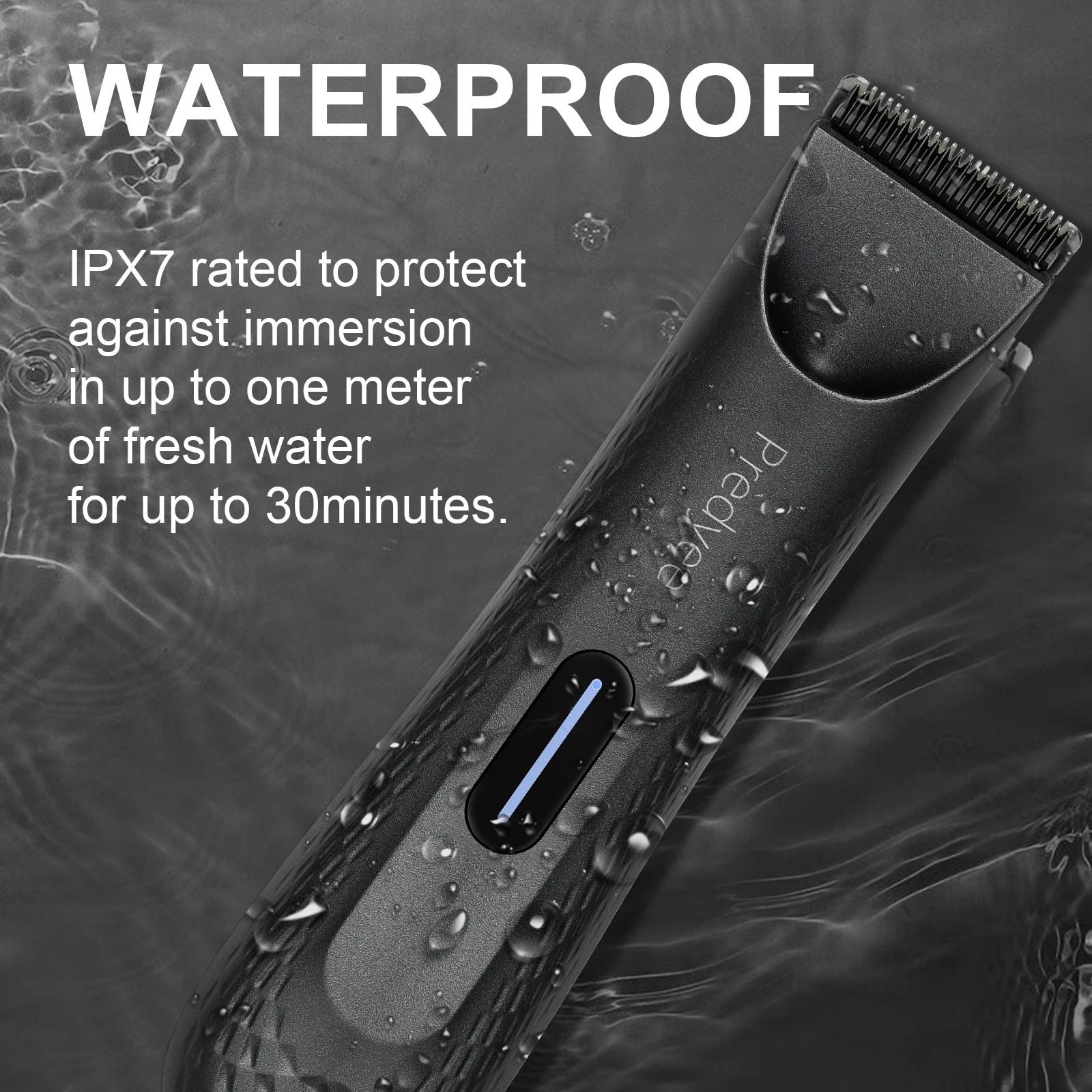 Professional Electric Body Groomer | Waterproof Groin & Pubic Hair Trimmer