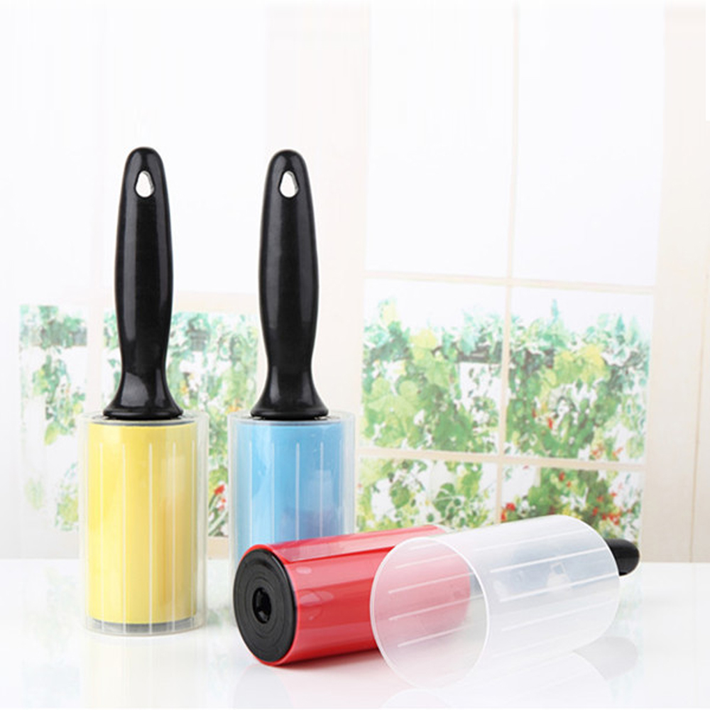 Reusable Sticky Roller for Cleaning Clothes – Silicone Dust Lint Remover for Cat and Dog Hair