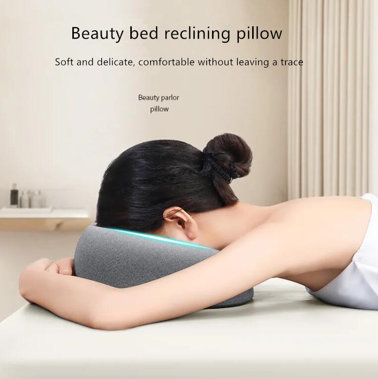 Ergonomic Memory Foam Face Head Rest Pillow for Beauty Salons