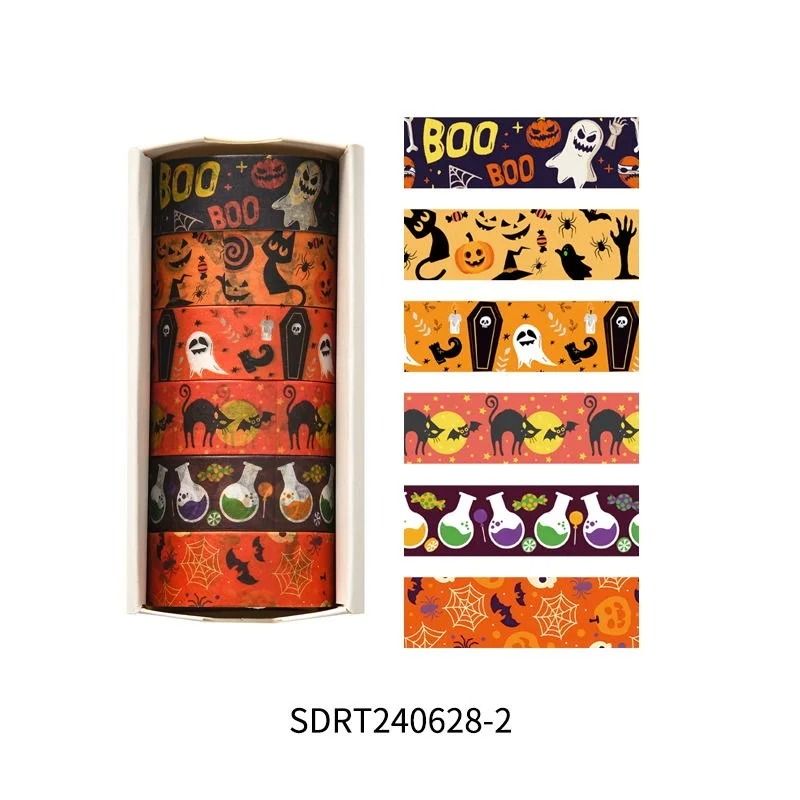 Spooky Season Happy Halloween Washi Tape Set