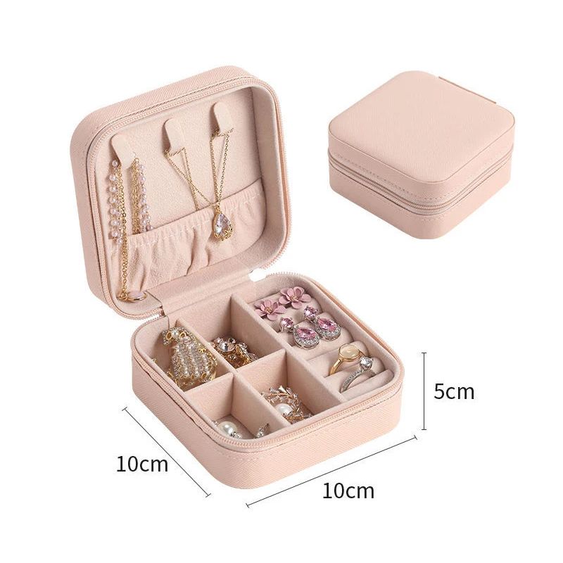 Double Layer Wooden Jewelry Box