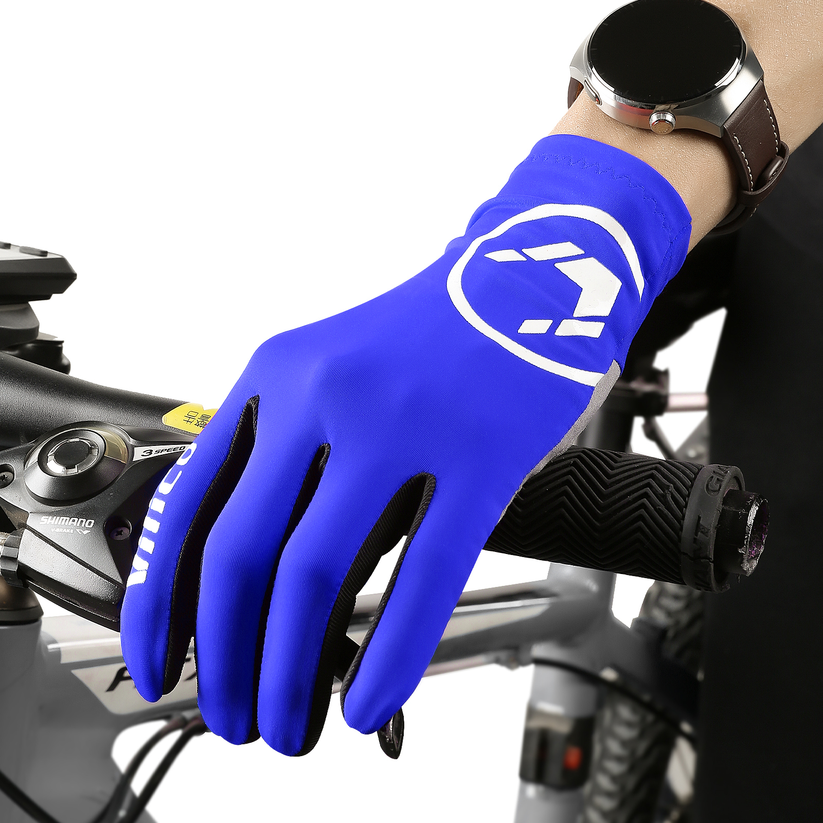 Professional Outdoor Cycling Gloves With Sensitive Touch Screen, Anti Slip Shock Absorption, Wear Resistant