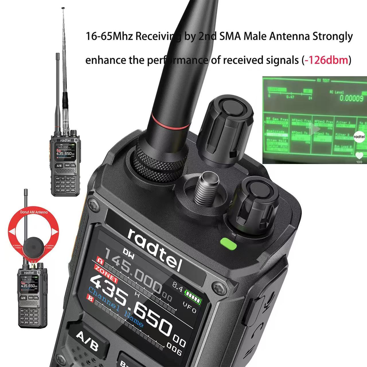 Long Range Walkie Talkie with Bluetooth & Ham Radio Capabilities