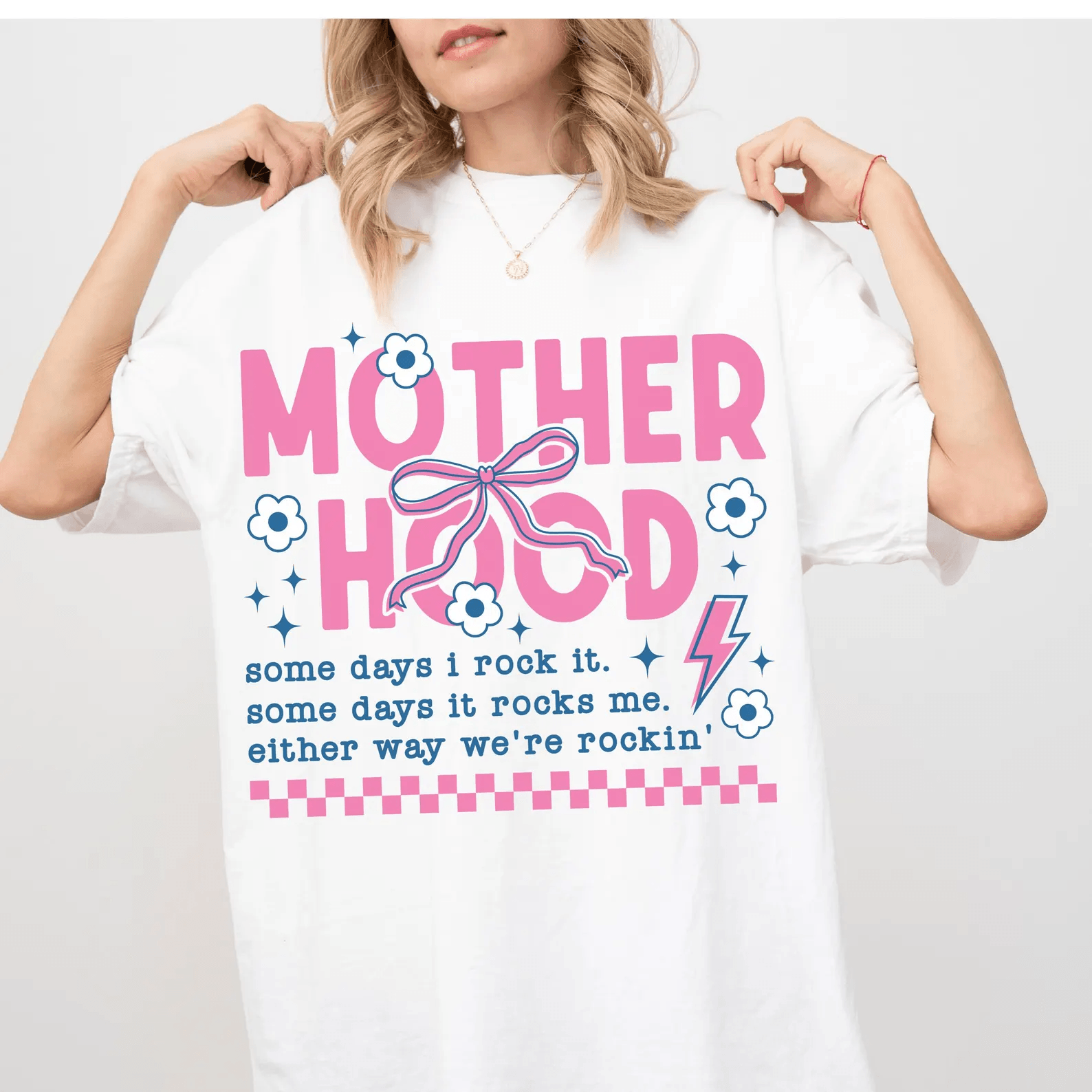 Retro Motherhood Shirt Comfort Colors Cool Mom Life Mothers Day Gift Tee
