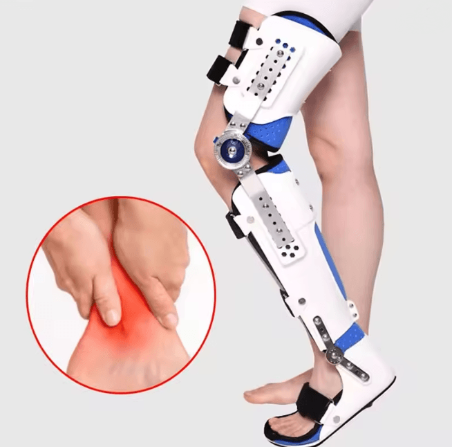 OrthoFlex Adjustable Knee And Ankle Support Brace