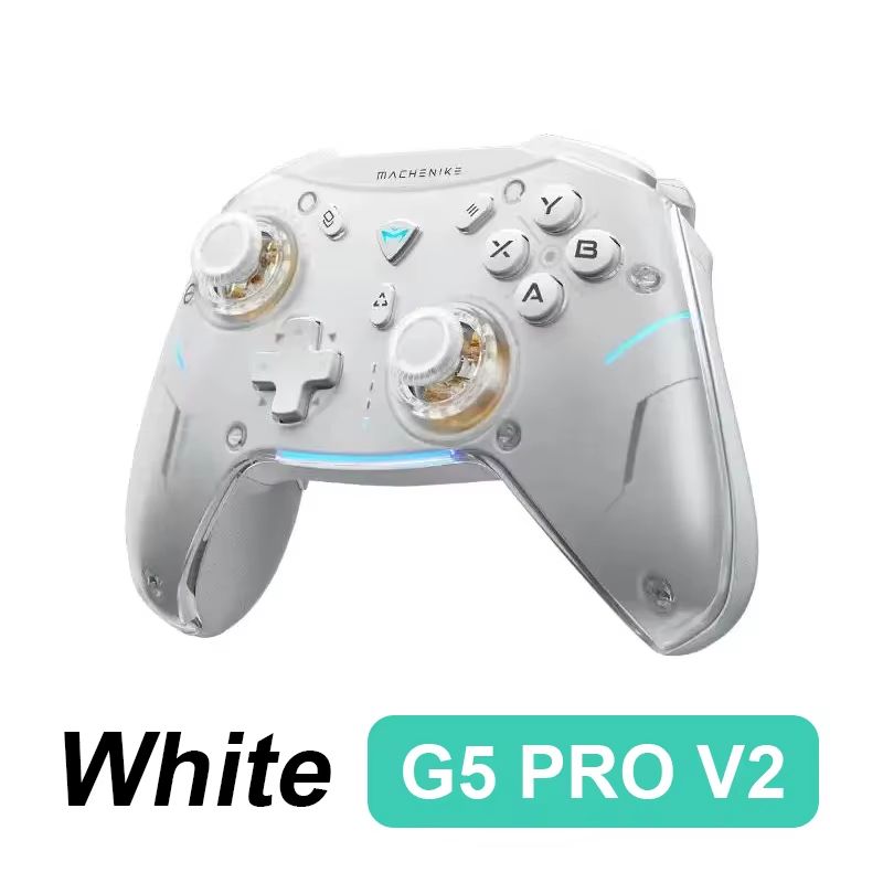 Machenike G5 Pro V2 Wireless Gaming Controller – Three-Mode Gamepad with Hall Effect Joysticks, Hot-Swap Triggers & Vibr