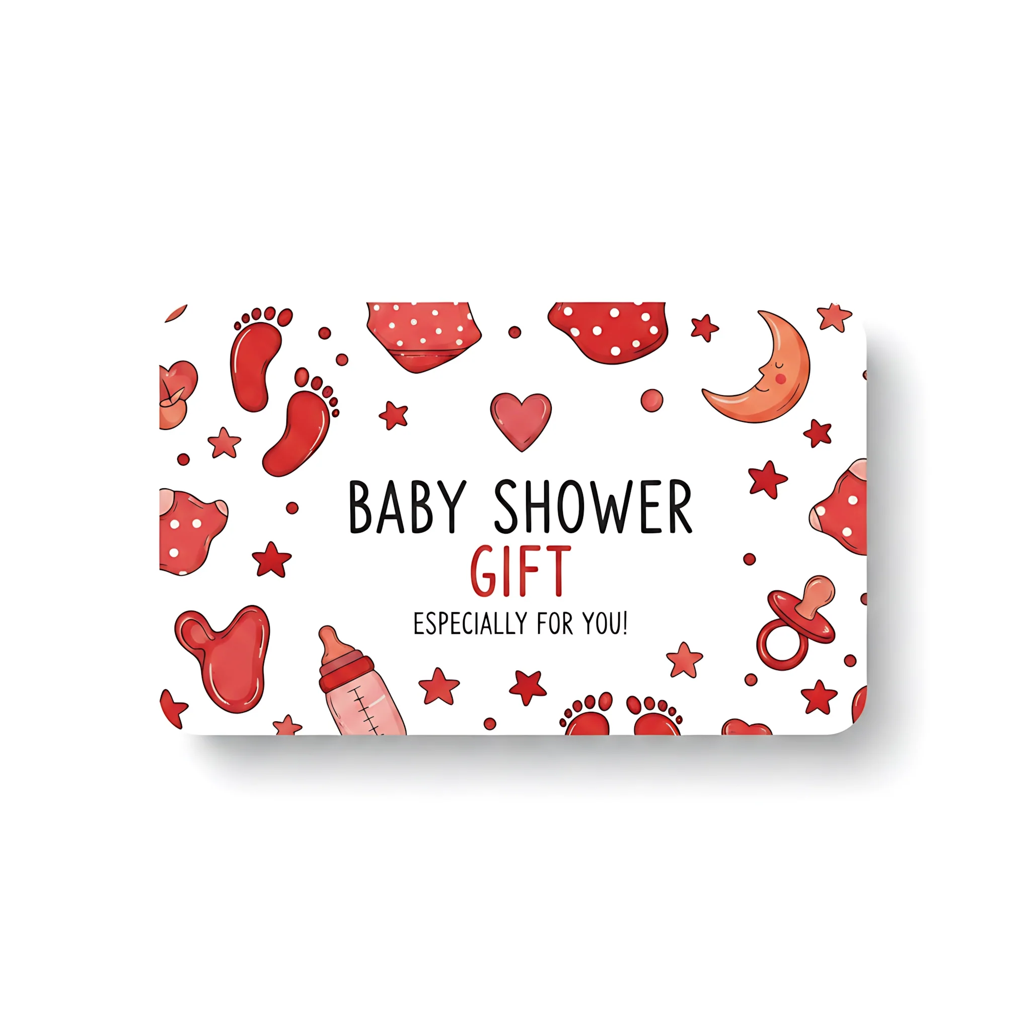 Baby Shower Gift Card Cute Voucher for New Parents