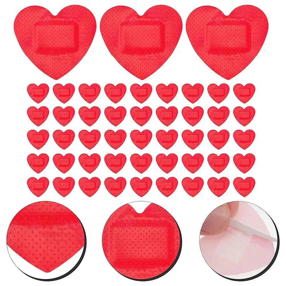Heart Shaped Hydrocolloid Bandages