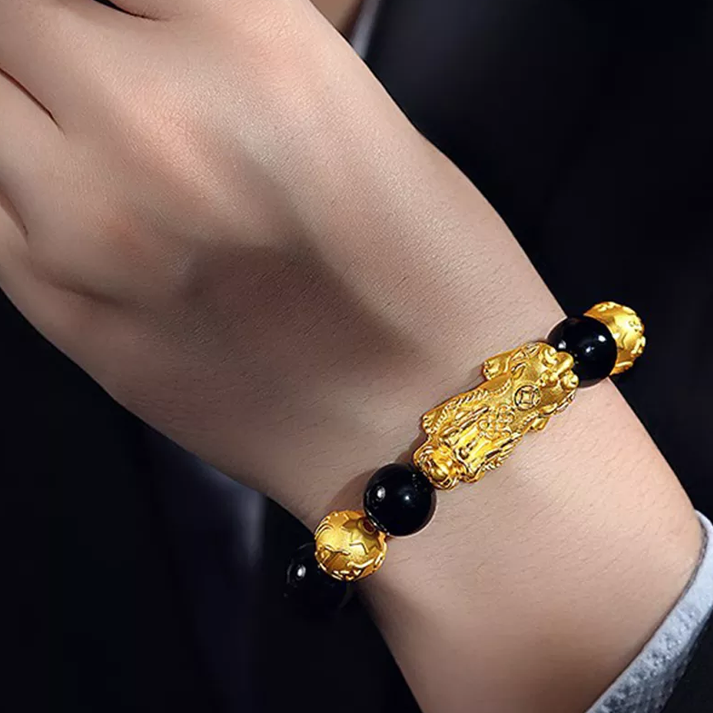 Feng Shui Black Obsidian Bracelet