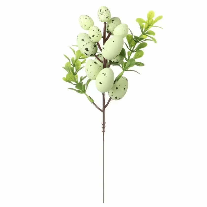 Easter Egg Tree Branch Decor – Colorful Artificial Spring Arrangement Stem