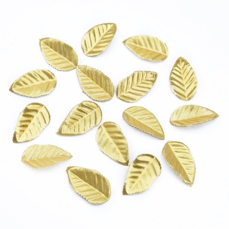 Gilded Botanical Accent | 100pc Golden Silk Leaves | Executive Holiday & Gala Sanctuary Decor