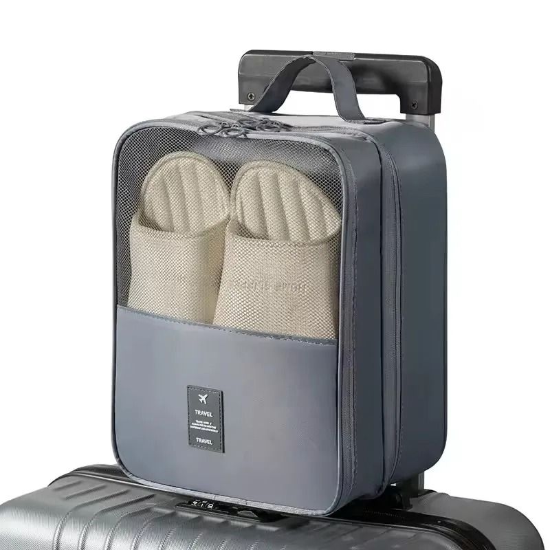 Portable Waterproof 3 Layer Shoe Storage Organizer for Travel