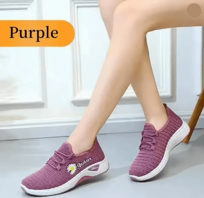 Womens Breathable Running Shoes Lightweight Soft Sole Casual Sneakers