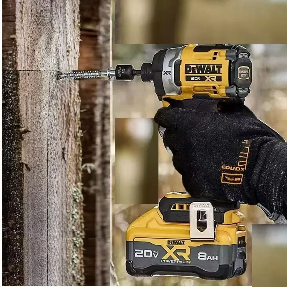 Compact Brushless Impact Driver with High Torque for Fastening and Drilling