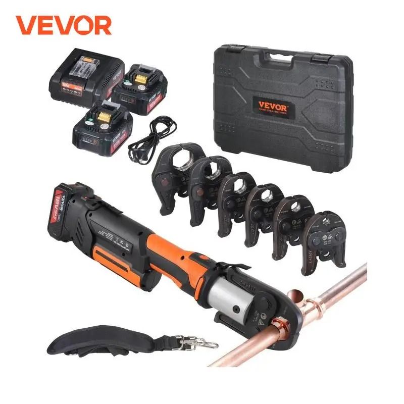 VEVOR 18V Electric Pipe Crimping Tool for Copper Pipes