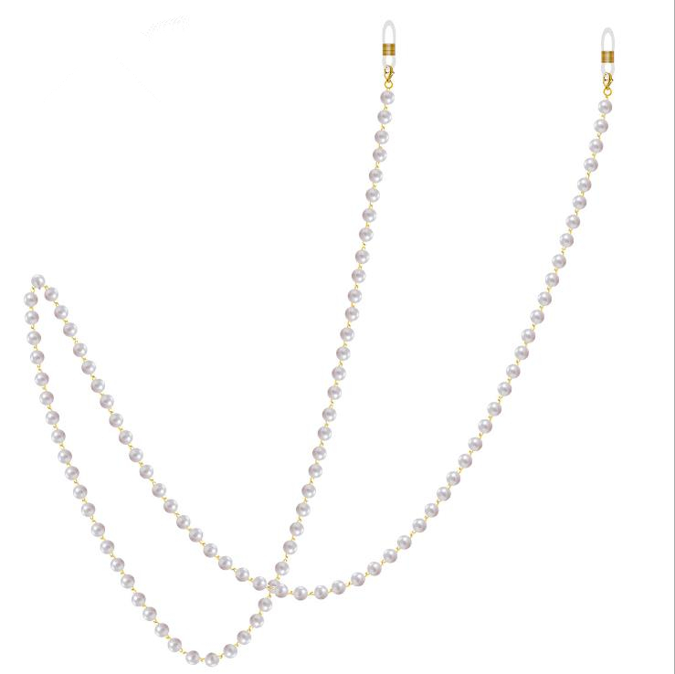 Pearl Chain for Sunglasses, Lanyard Fashion Glasses Chain for Women, Neck Strap Cords Casual Accessories