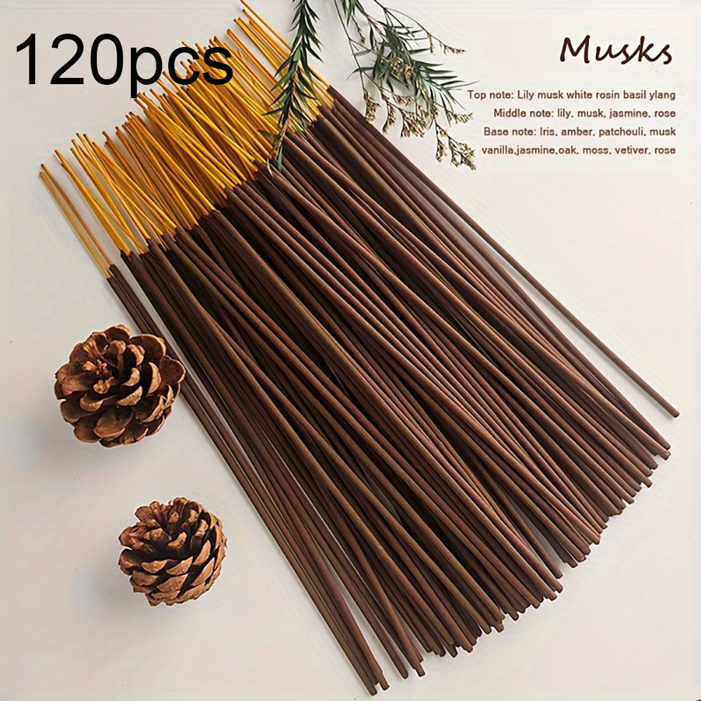 White Musk Clove Vanilla Sage Bamboo Stick Incense Natural High Quality Strong Long Lasting Fragrance Home