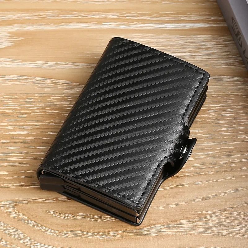 RFID Blocking Carbon Fiber Card Holder Wallet