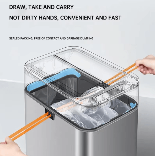 15L / 20L Smart Automatic Sensor Trash Can – Touchless Stainless Steel Kitchen & Bathroom Bin