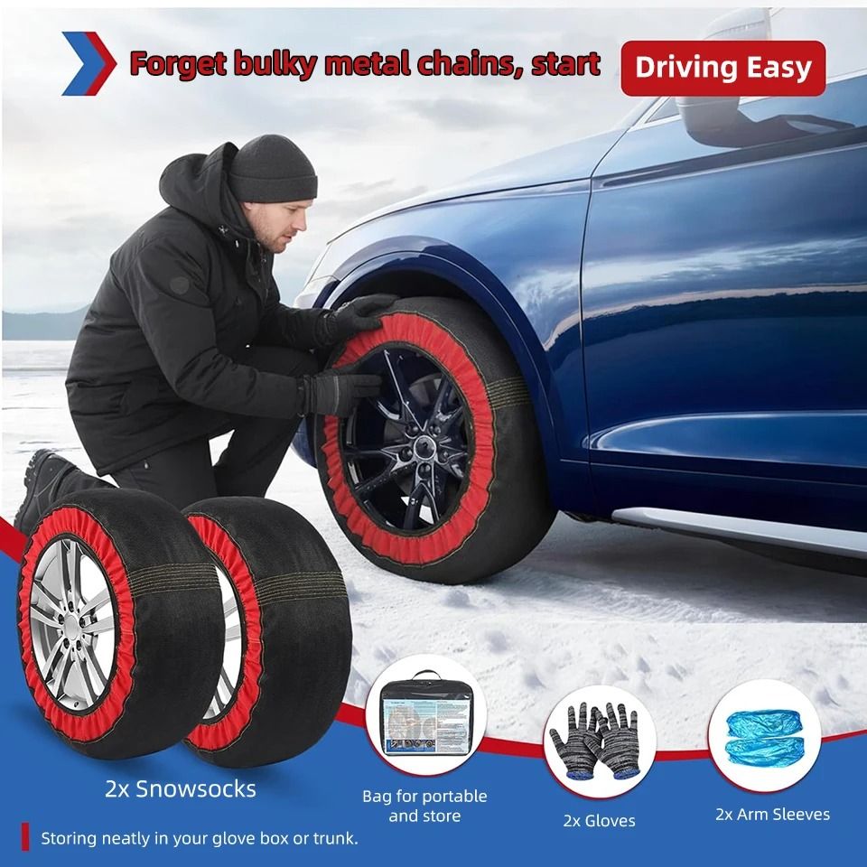 Emergency Tire Chain Snow Socks
